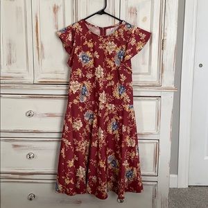 Rose colored/floral dress
